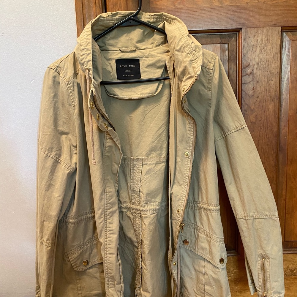 Love Tree Tan Jacket